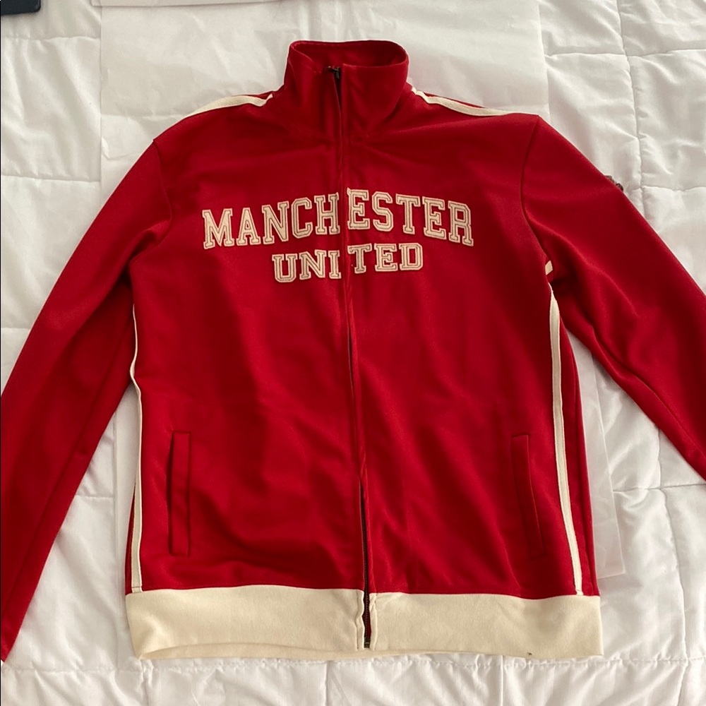 Manchester United Red Varsity Jacket